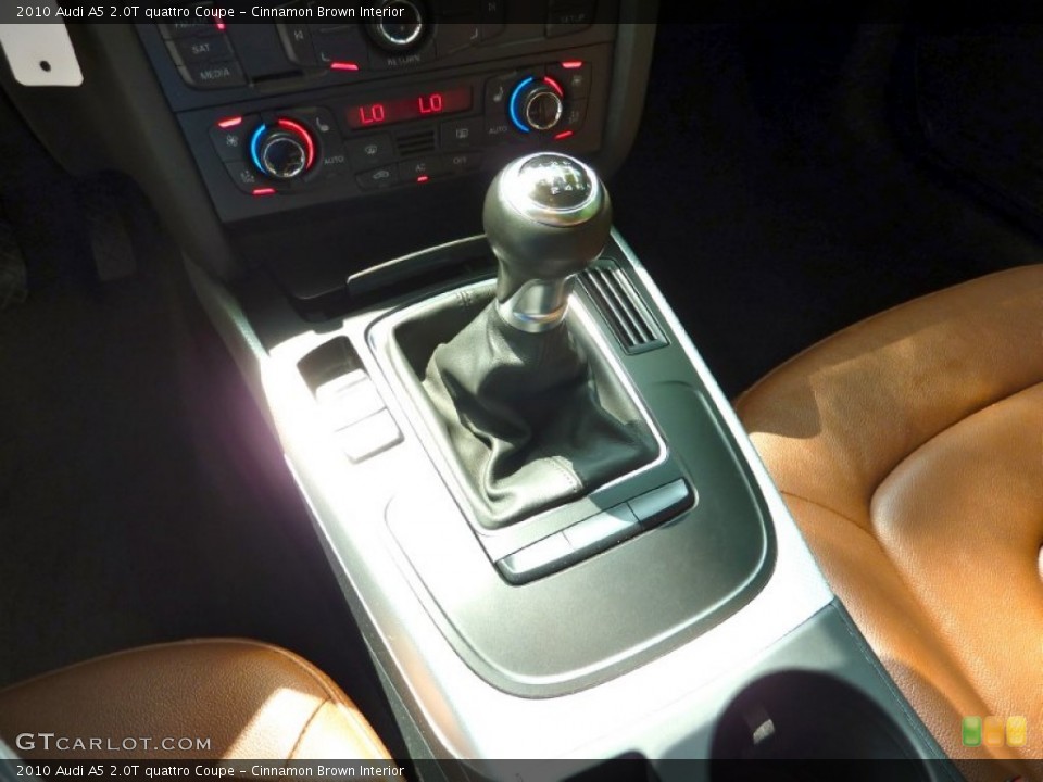 Cinnamon Brown Interior Transmission for the 2010 Audi A5 2.0T quattro Coupe #68041835