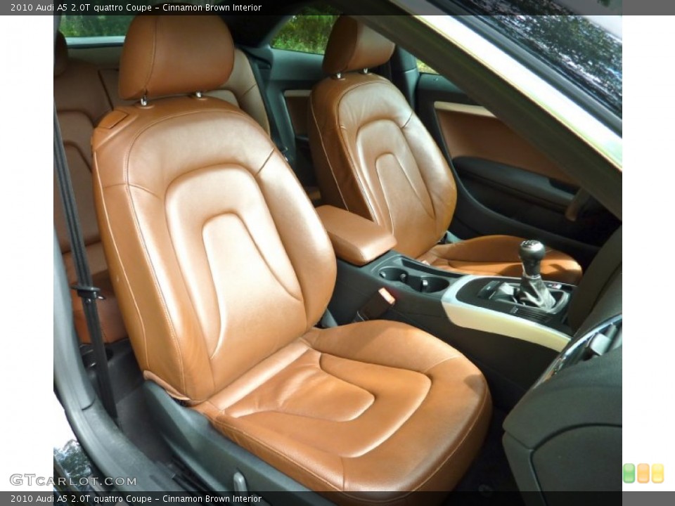 Cinnamon Brown Interior Front Seat for the 2010 Audi A5 2.0T quattro Coupe #68041838