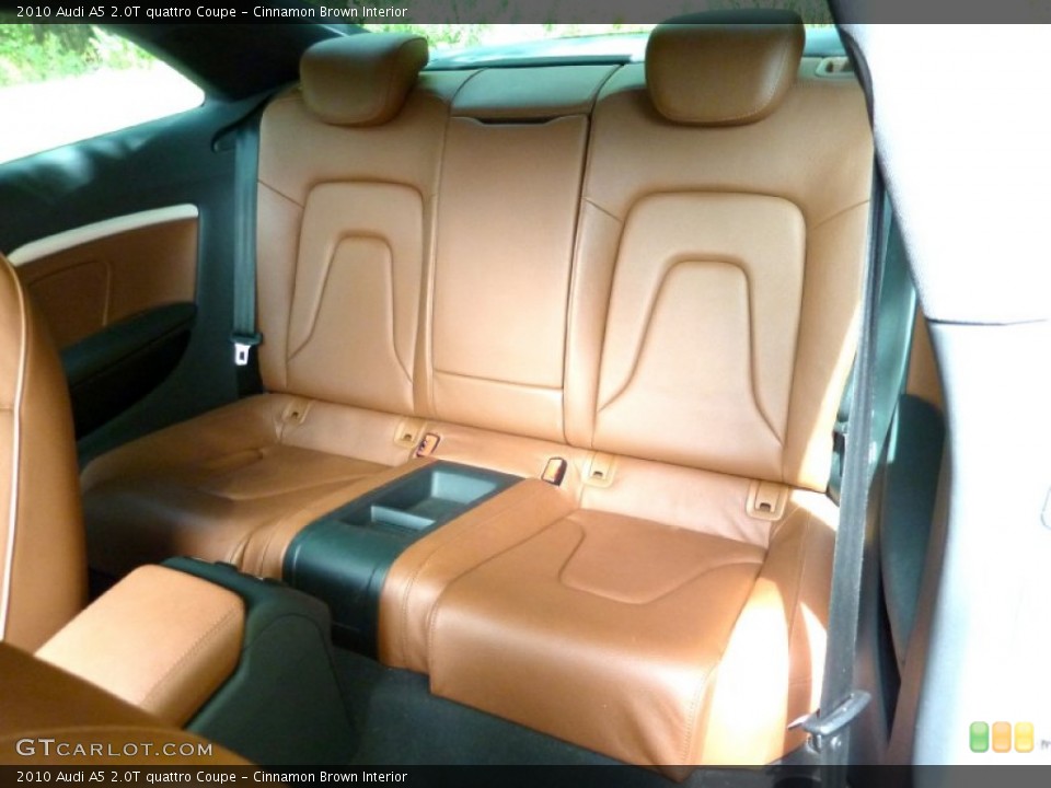 Cinnamon Brown Interior Rear Seat for the 2010 Audi A5 2.0T quattro Coupe #68041850