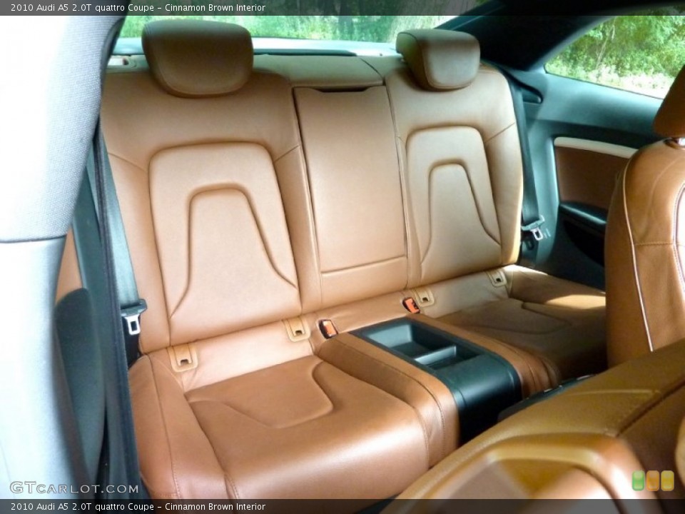 Cinnamon Brown Interior Rear Seat for the 2010 Audi A5 2.0T quattro Coupe #68041853