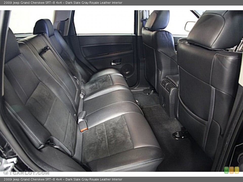 Dark Slate Gray Royale Leather Interior Photo for the 2009 Jeep Grand Cherokee SRT-8 4x4 #68044195