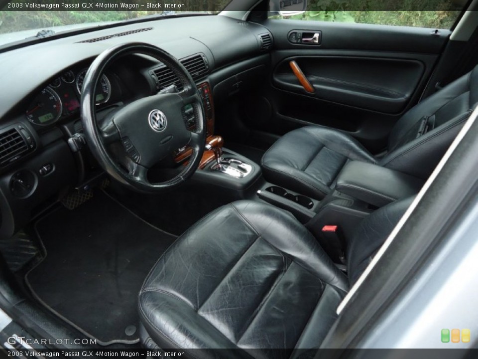 Black Interior Prime Interior for the 2003 Volkswagen Passat GLX 4Motion Wagon #68047564