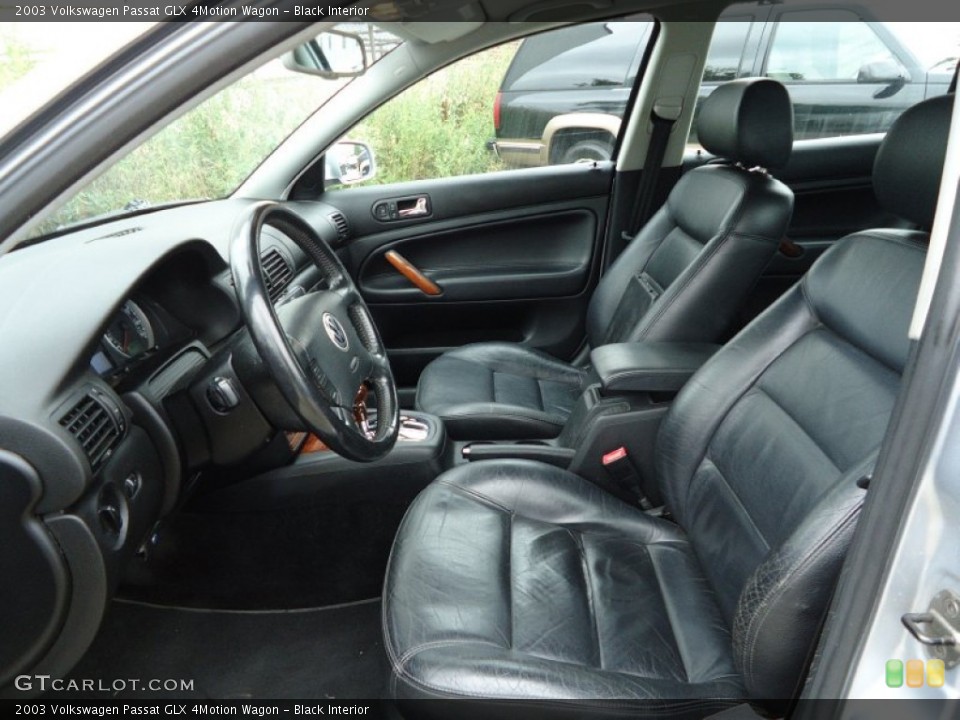 Black Interior Photo for the 2003 Volkswagen Passat GLX 4Motion Wagon #68047573