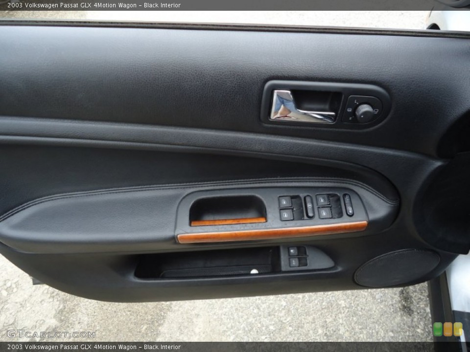 Black Interior Door Panel for the 2003 Volkswagen Passat GLX 4Motion Wagon #68047592