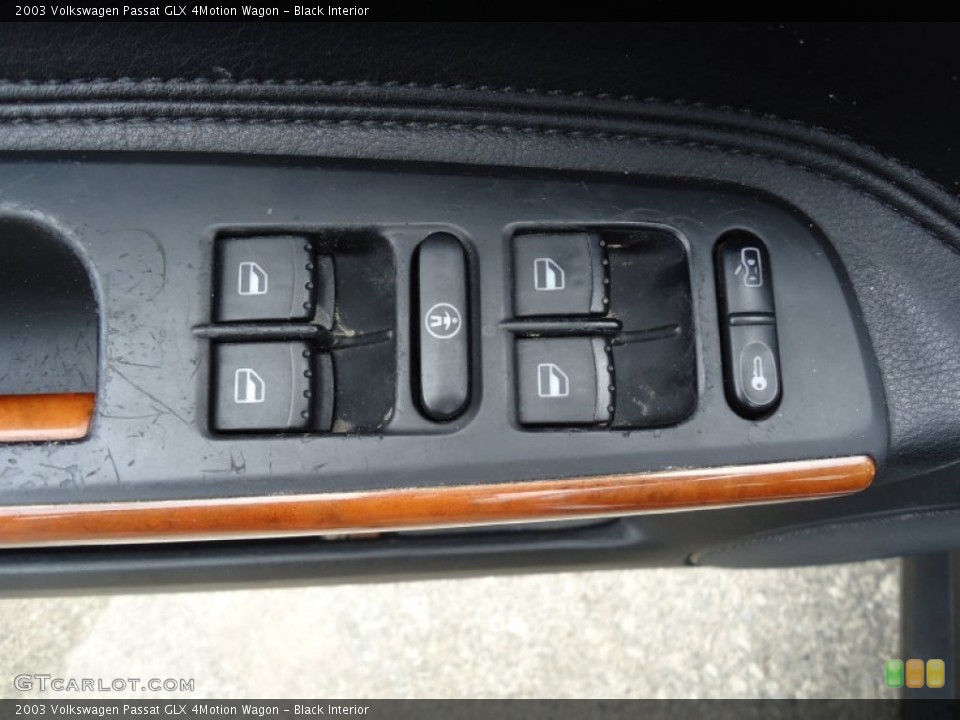 Black Interior Controls for the 2003 Volkswagen Passat GLX 4Motion Wagon #68047600