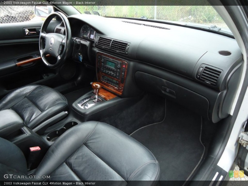 Black Interior Dashboard for the 2003 Volkswagen Passat GLX 4Motion Wagon #68047627
