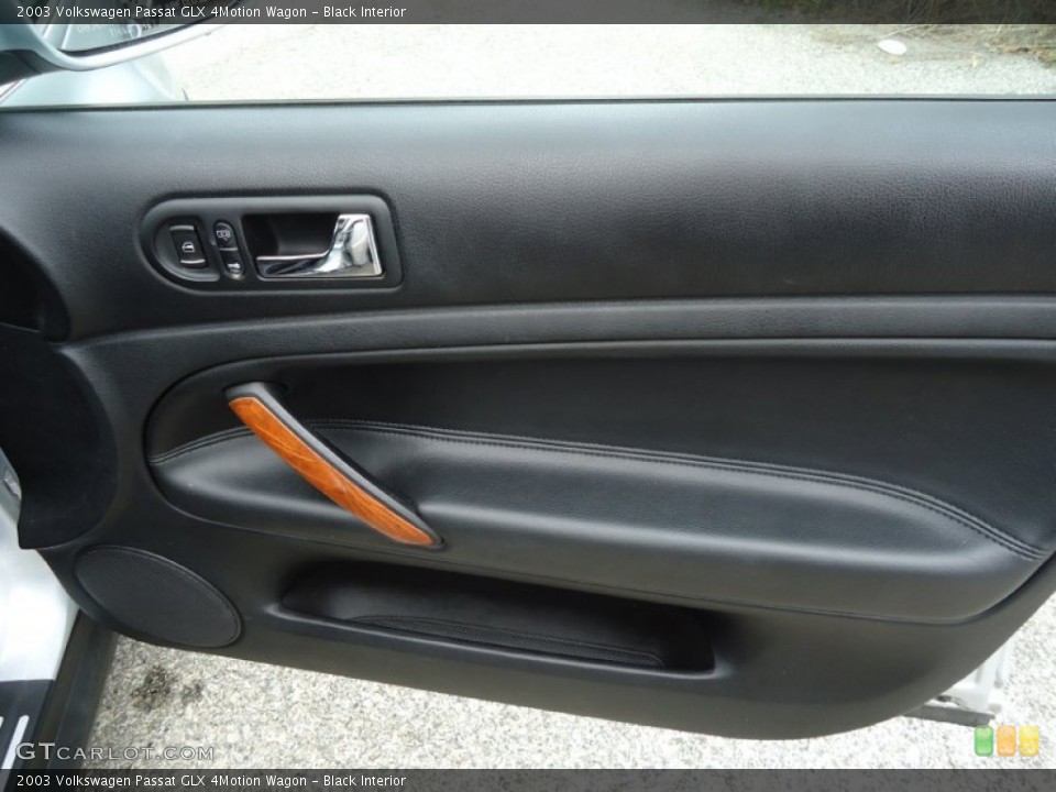 Black Interior Door Panel for the 2003 Volkswagen Passat GLX 4Motion Wagon #68047648