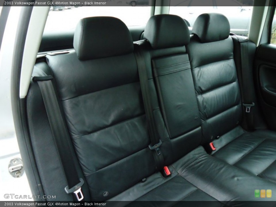 Black Interior Rear Seat for the 2003 Volkswagen Passat GLX 4Motion Wagon #68047660