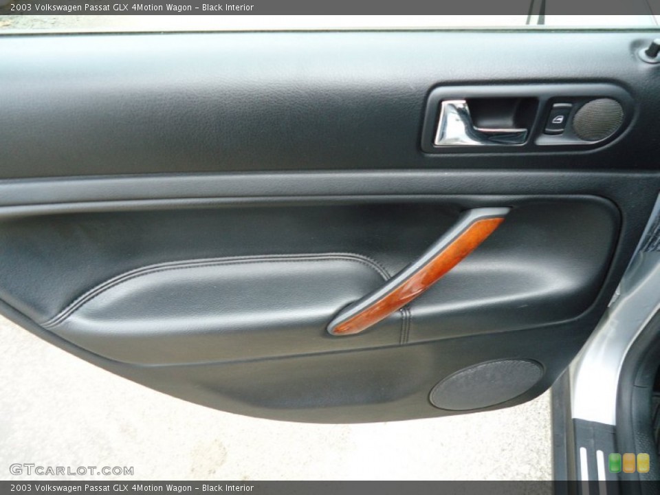 Black Interior Door Panel for the 2003 Volkswagen Passat GLX 4Motion Wagon #68047675