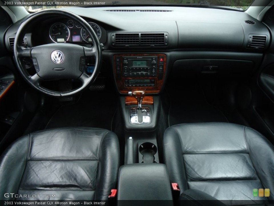 Black Interior Dashboard for the 2003 Volkswagen Passat GLX 4Motion Wagon #68047687