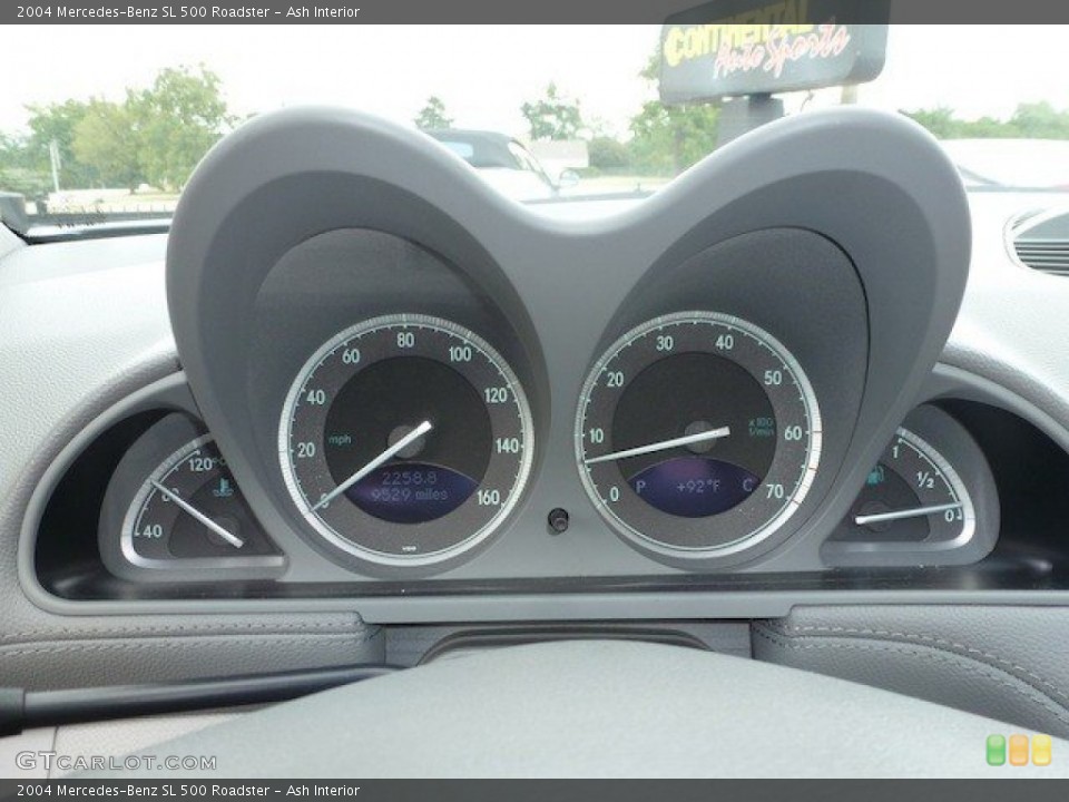 Ash Interior Gauges for the 2004 Mercedes-Benz SL 500 Roadster #68049415