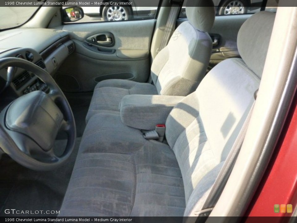 Medium Gray Interior Front Seat for the 1998 Chevrolet Lumina  #68058788