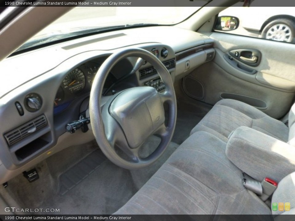 Medium Gray Interior Prime Interior for the 1998 Chevrolet Lumina  #68058821