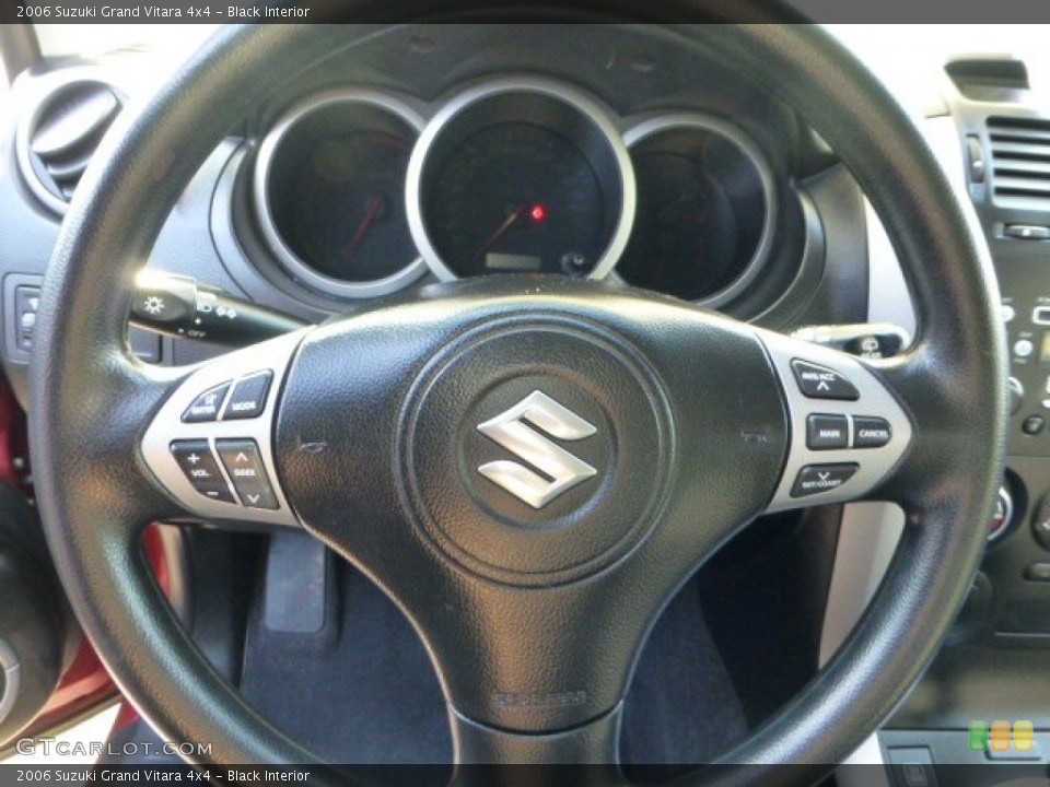 Black Interior Steering Wheel for the 2006 Suzuki Grand Vitara 4x4 #68059001