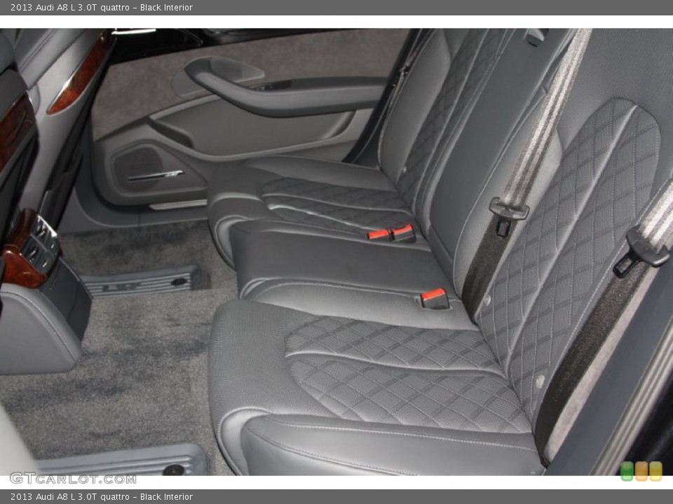 Black Interior Rear Seat for the 2013 Audi A8 L 3.0T quattro #68061950