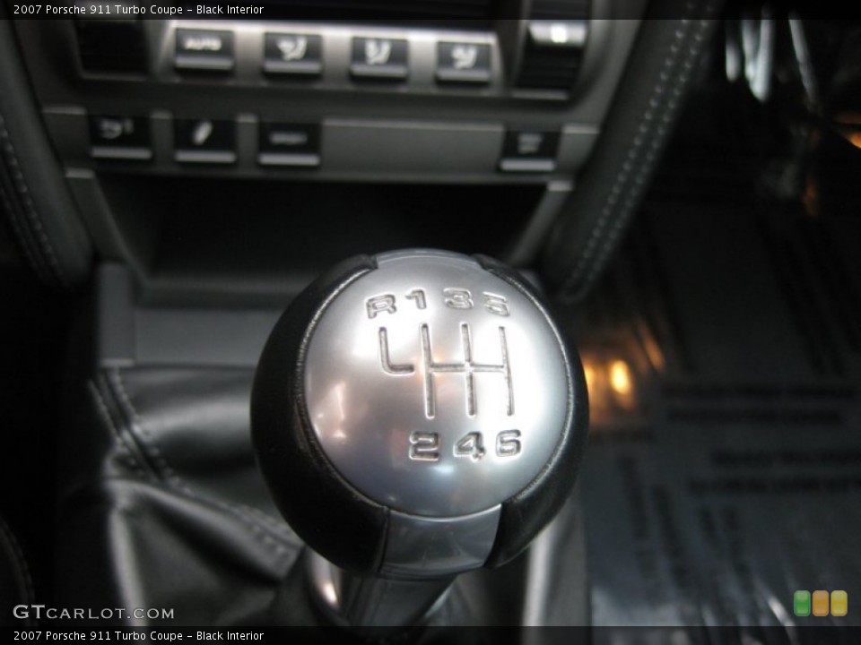 Black Interior Transmission for the 2007 Porsche 911 Turbo Coupe #68063090