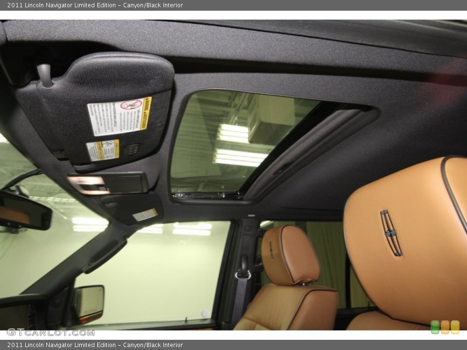 Canyon/Black Interior Sunroof for the 2011 Lincoln Navigator Limited Edition #68068748