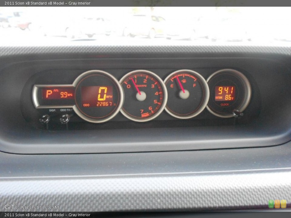 Gray Interior Gauges for the 2011 Scion xB  #68069365
