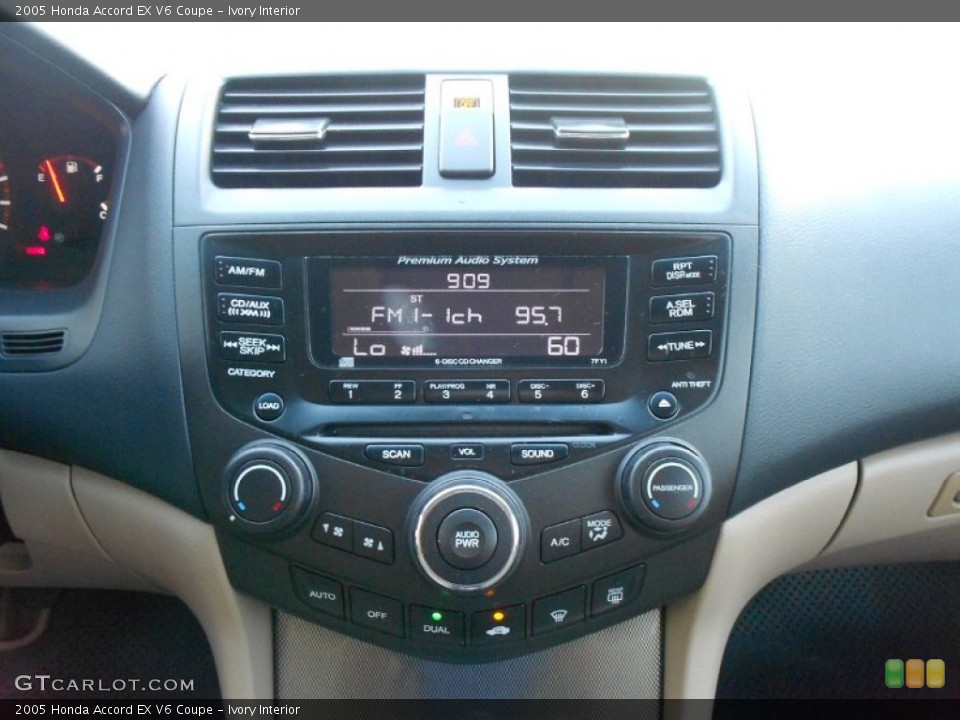Ivory Interior Controls for the 2005 Honda Accord EX V6 Coupe #68070128