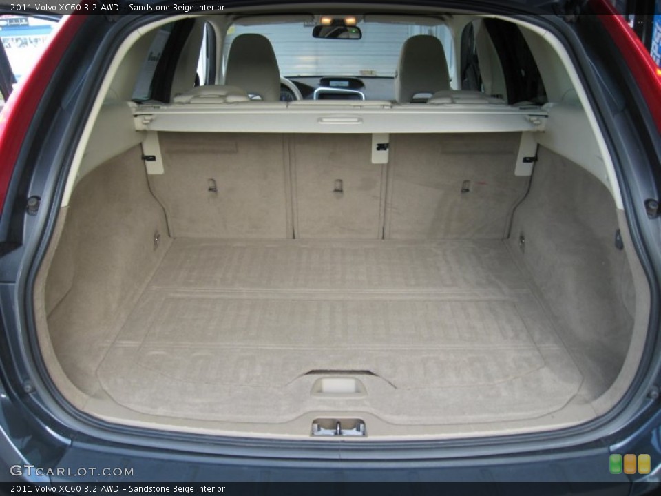 Sandstone Beige Interior Trunk for the 2011 Volvo XC60 3.2 AWD #68070347