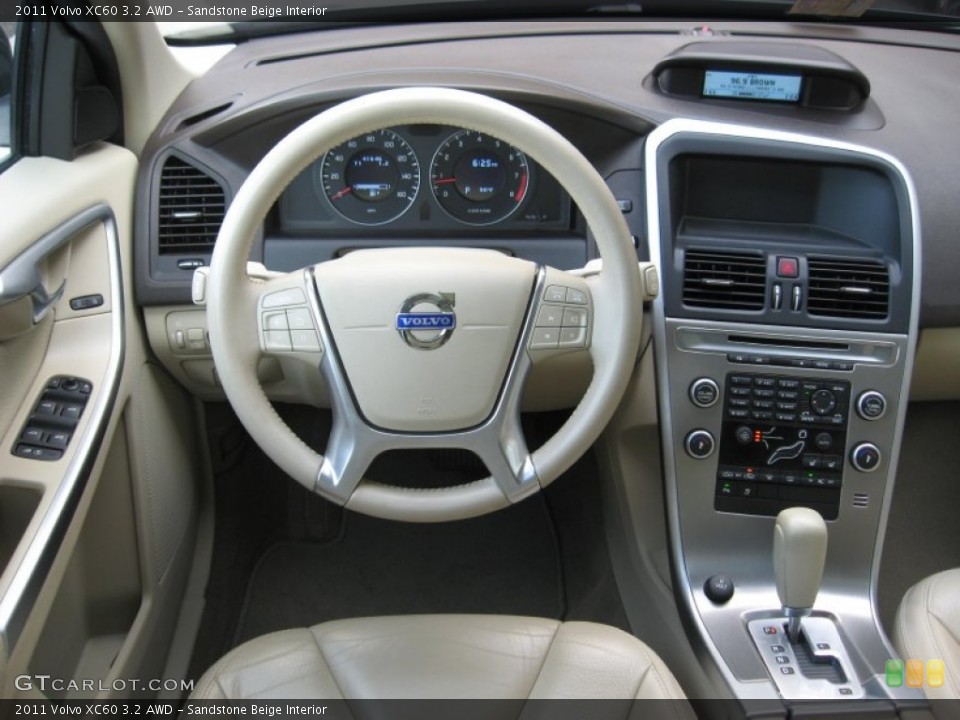 Sandstone Beige Interior Dashboard for the 2011 Volvo XC60 3.2 AWD #68070423