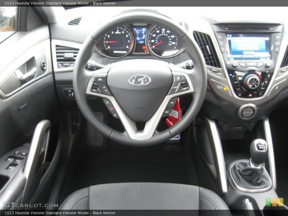 Black Interior Dashboard for the 2013 Hyundai Veloster  #68070686
