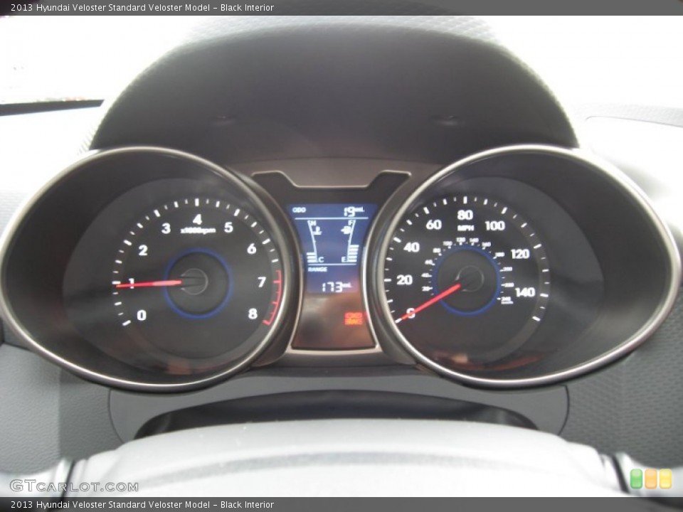 Black Interior Gauges for the 2013 Hyundai Veloster  #68070728