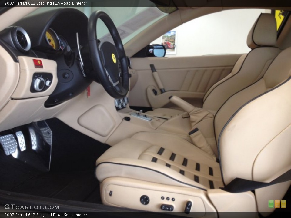 Sabia Interior Front Seat for the 2007 Ferrari 612 Scaglietti F1A #68074004
