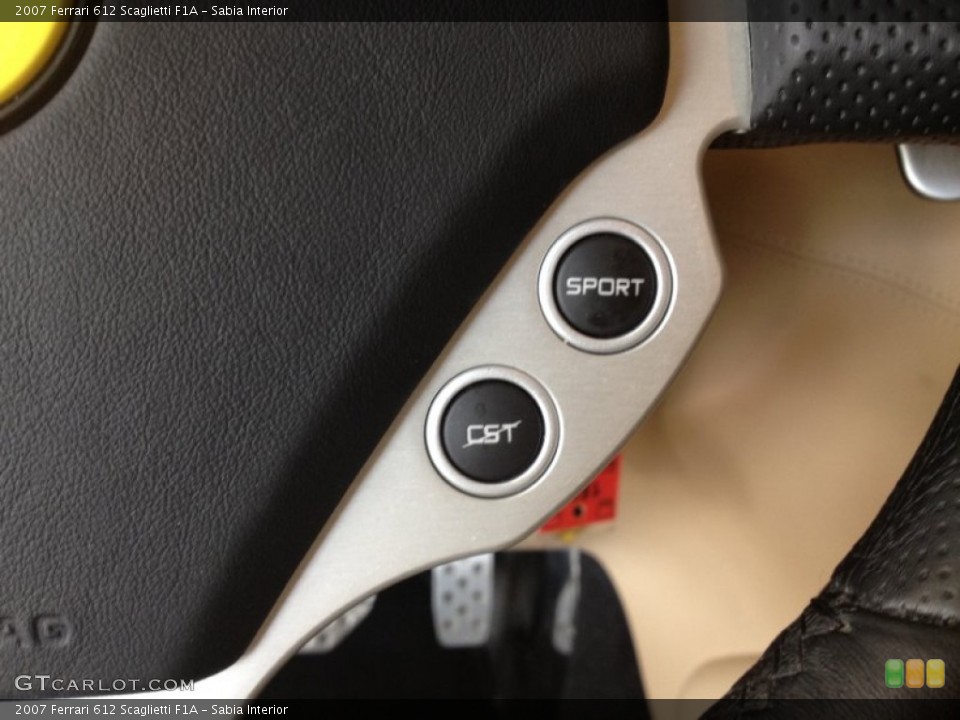 Sabia Interior Controls for the 2007 Ferrari 612 Scaglietti F1A #68074064