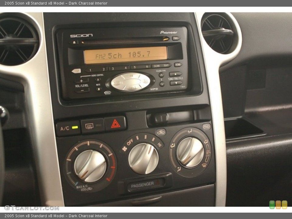 Dark Charcoal Interior Controls for the 2005 Scion xB  #68075243
