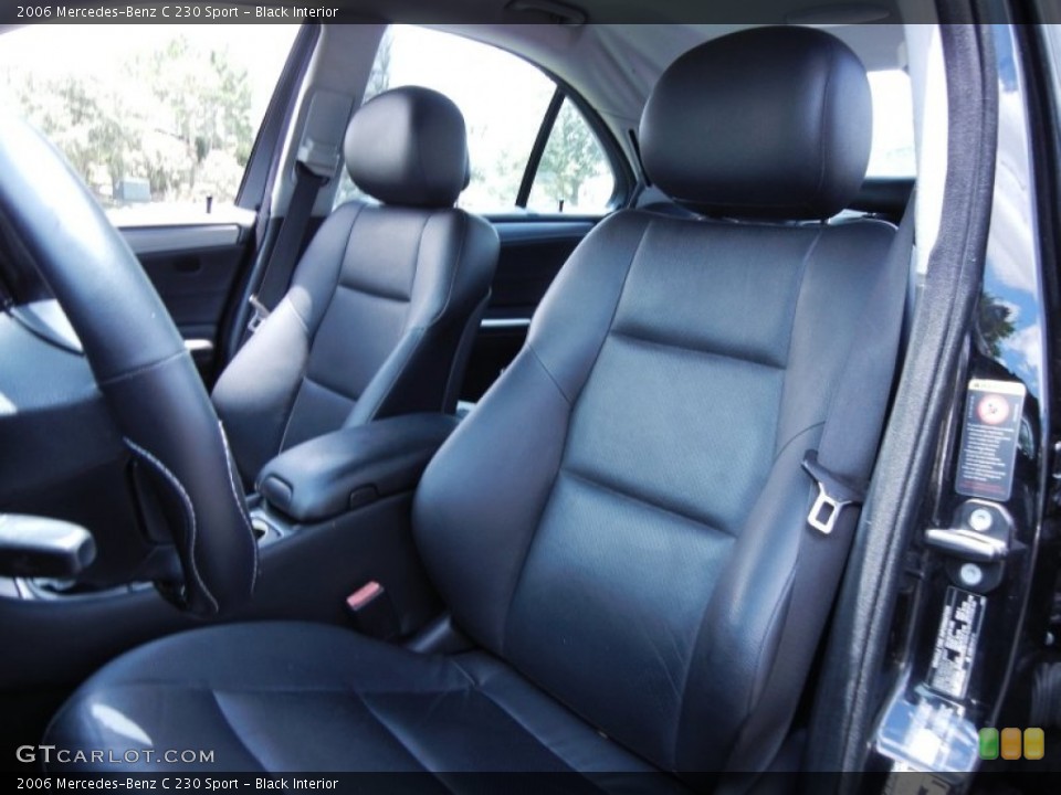 Black Interior Photo for the 2006 Mercedes-Benz C 230 Sport #68075726