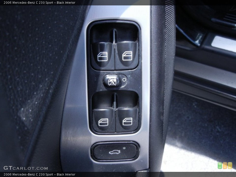 Black Interior Controls for the 2006 Mercedes-Benz C 230 Sport #68075735