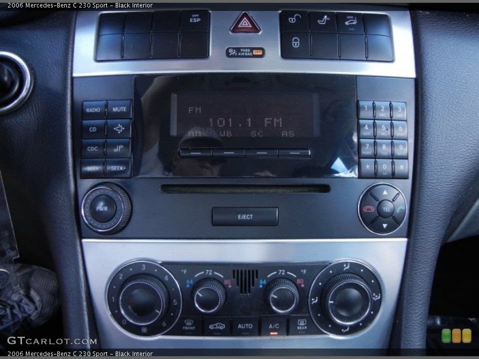 Black Interior Controls for the 2006 Mercedes-Benz C 230 Sport #68075810