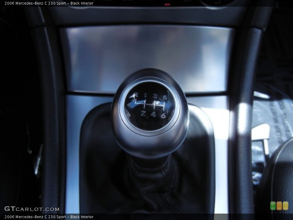 Black Interior Transmission for the 2006 Mercedes-Benz C 230 Sport #68075816
