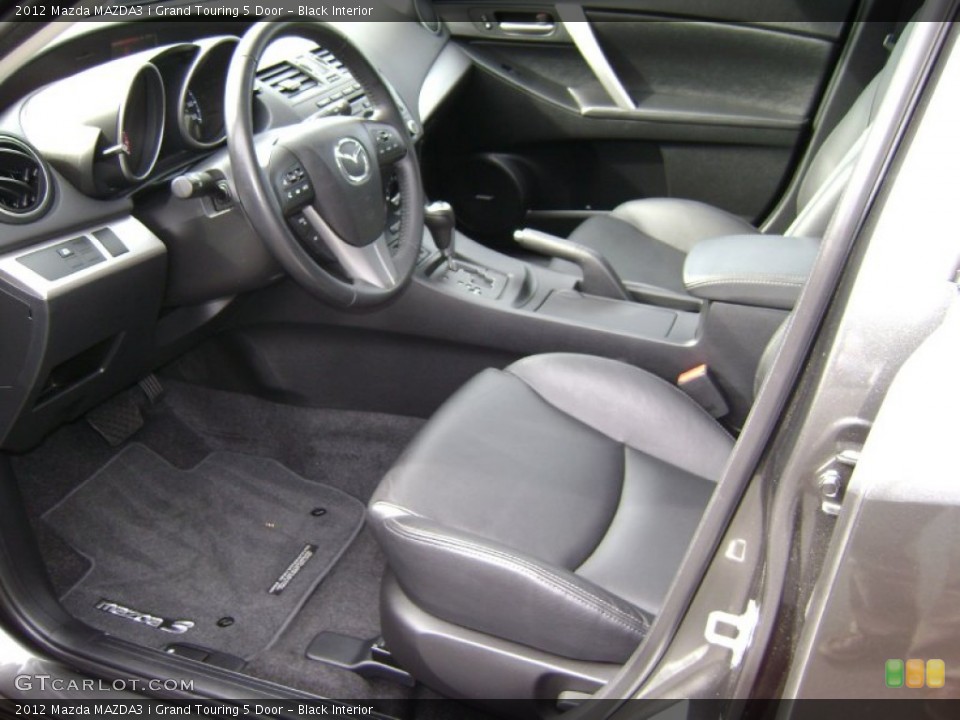 Black Interior Photo for the 2012 Mazda MAZDA3 i Grand Touring 5 Door #68079851