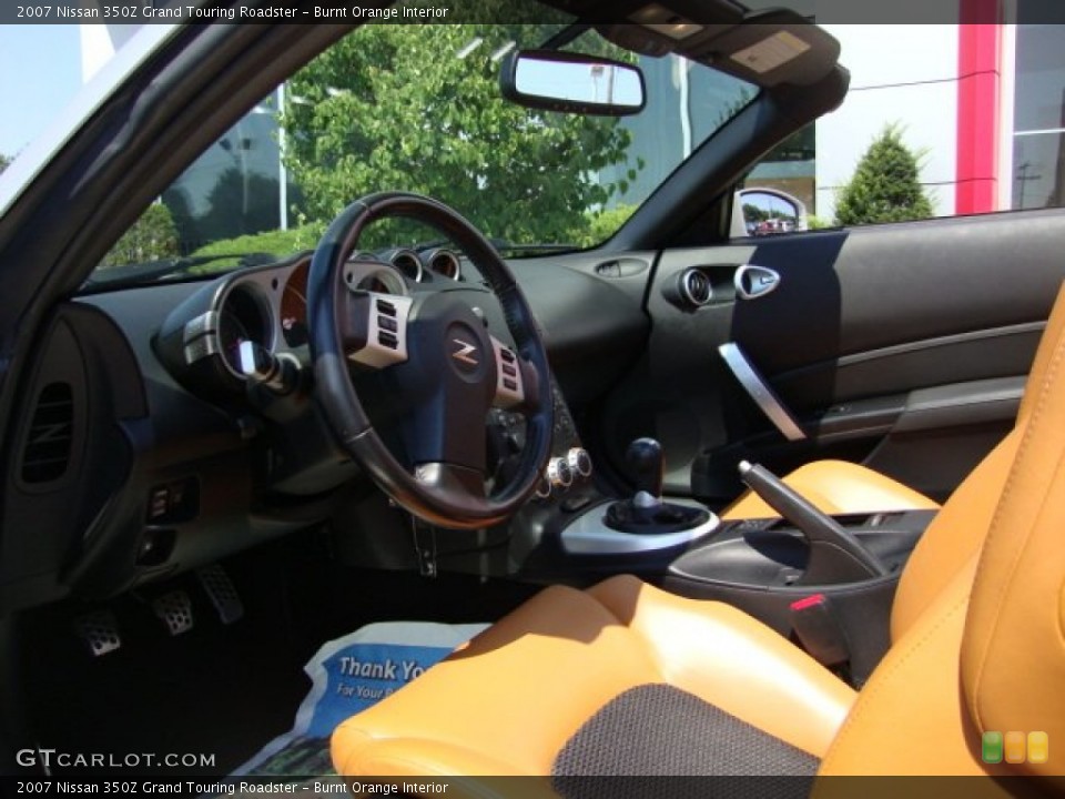 Burnt Orange Interior Photo for the 2007 Nissan 350Z Grand Touring Roadster #68081813