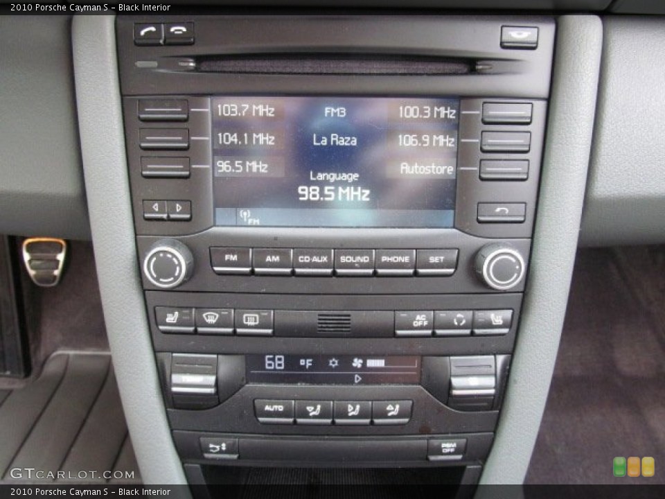 Black Interior Controls for the 2010 Porsche Cayman S #68085176