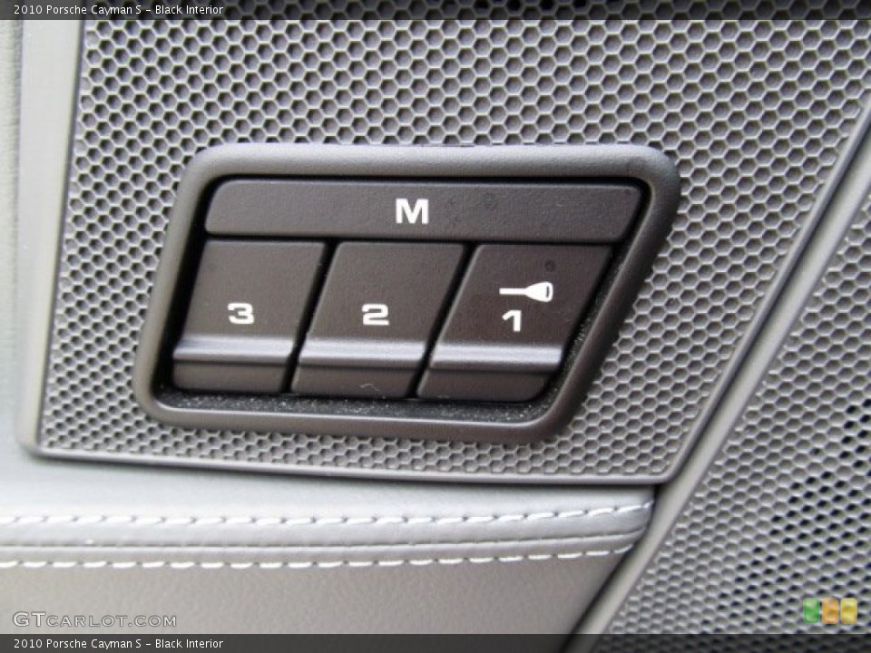 Black Interior Controls for the 2010 Porsche Cayman S #68085206