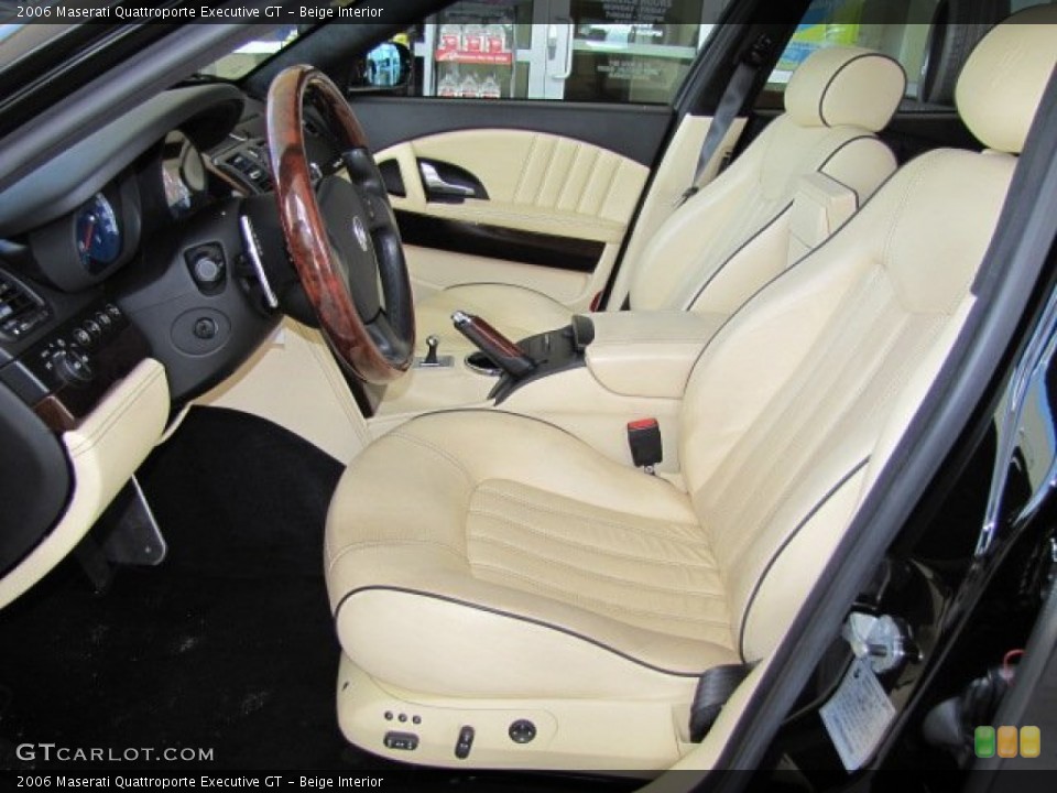 Beige Interior Front Seat for the 2006 Maserati Quattroporte Executive GT #68085650