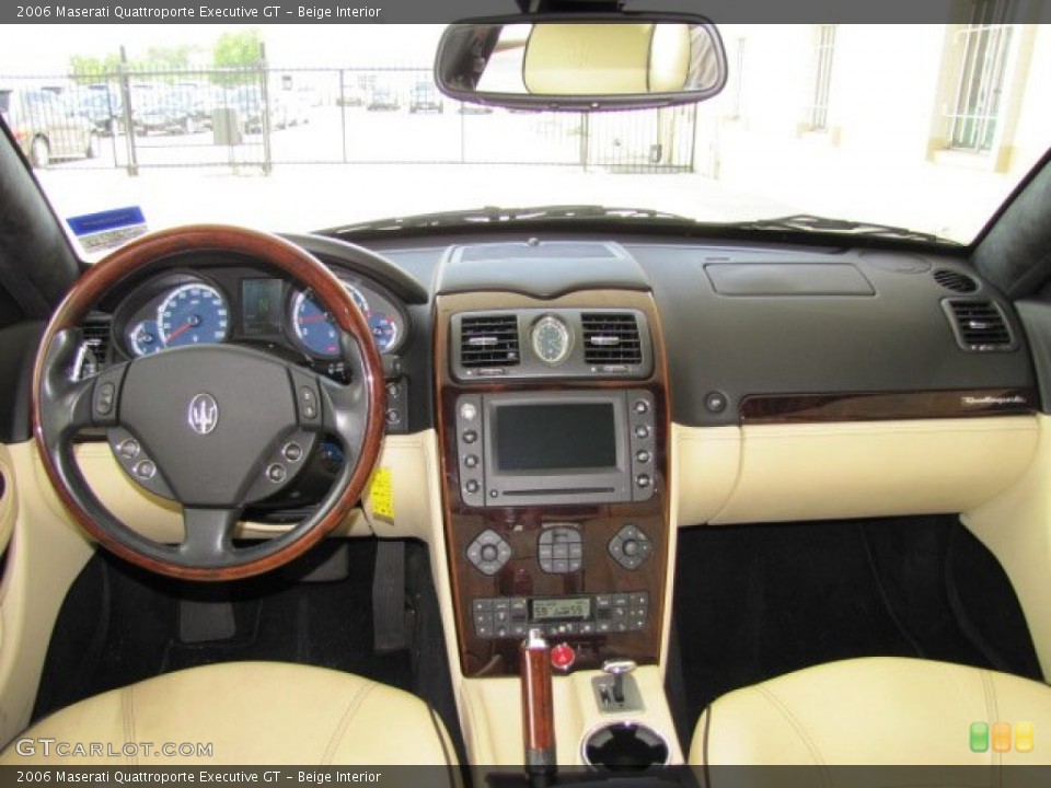 Beige Interior Dashboard for the 2006 Maserati Quattroporte Executive GT #68085655