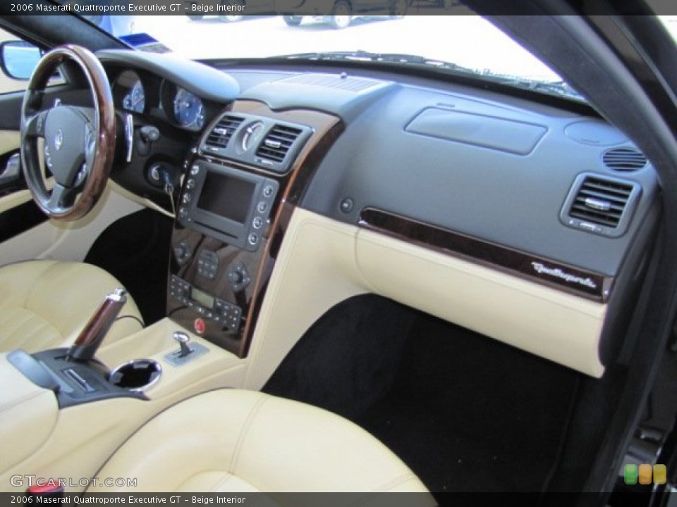 Beige Interior Dashboard for the 2006 Maserati Quattroporte Executive GT #68085719