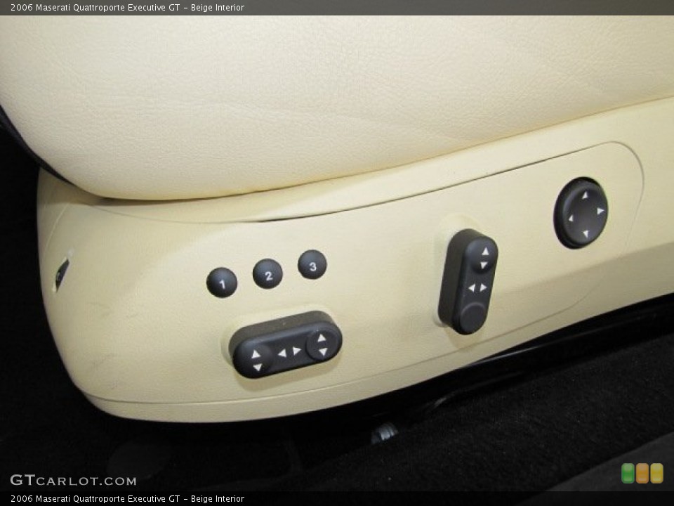 Beige Interior Controls for the 2006 Maserati Quattroporte Executive GT #68085815