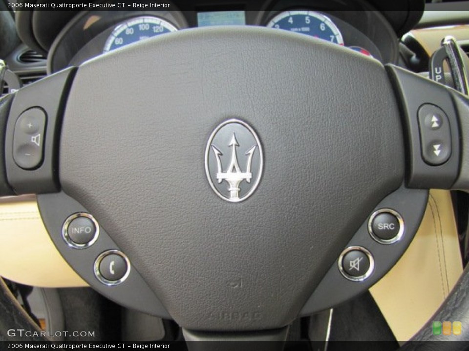 Beige Interior Controls for the 2006 Maserati Quattroporte Executive GT #68085827