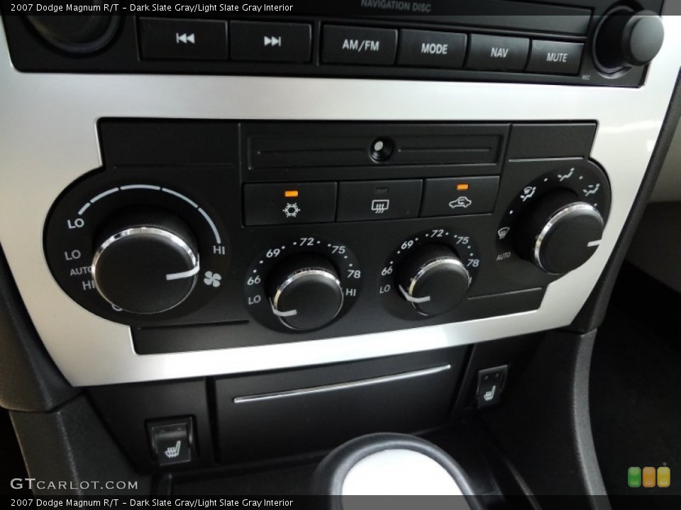 Dark Slate Gray/Light Slate Gray Interior Controls for the 2007 Dodge Magnum R/T #68086844