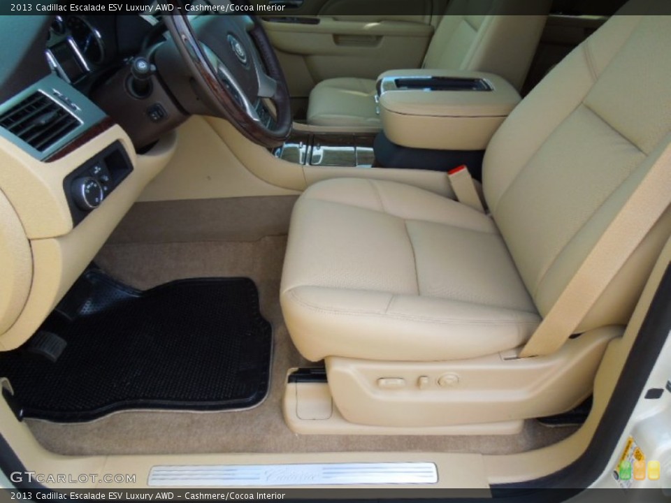 Cashmere/Cocoa Interior Photo for the 2013 Cadillac Escalade ESV Luxury AWD #68088740