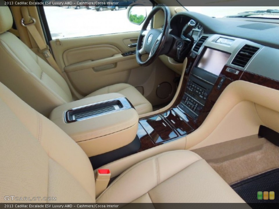 Cashmere/Cocoa Interior Photo for the 2013 Cadillac Escalade ESV Luxury AWD #68088854