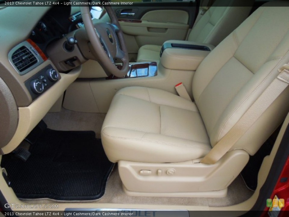 Light Cashmere/Dark Cashmere Interior Photo for the 2013 Chevrolet Tahoe LTZ 4x4 #68088929