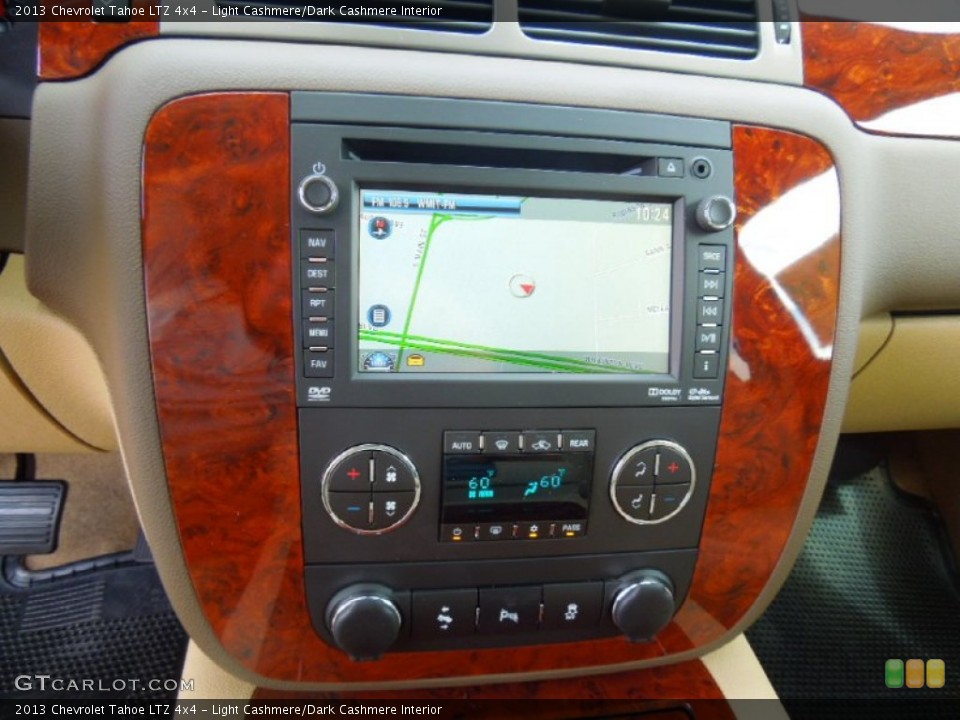 Light Cashmere/Dark Cashmere Interior Navigation for the 2013 Chevrolet Tahoe LTZ 4x4 #68088971