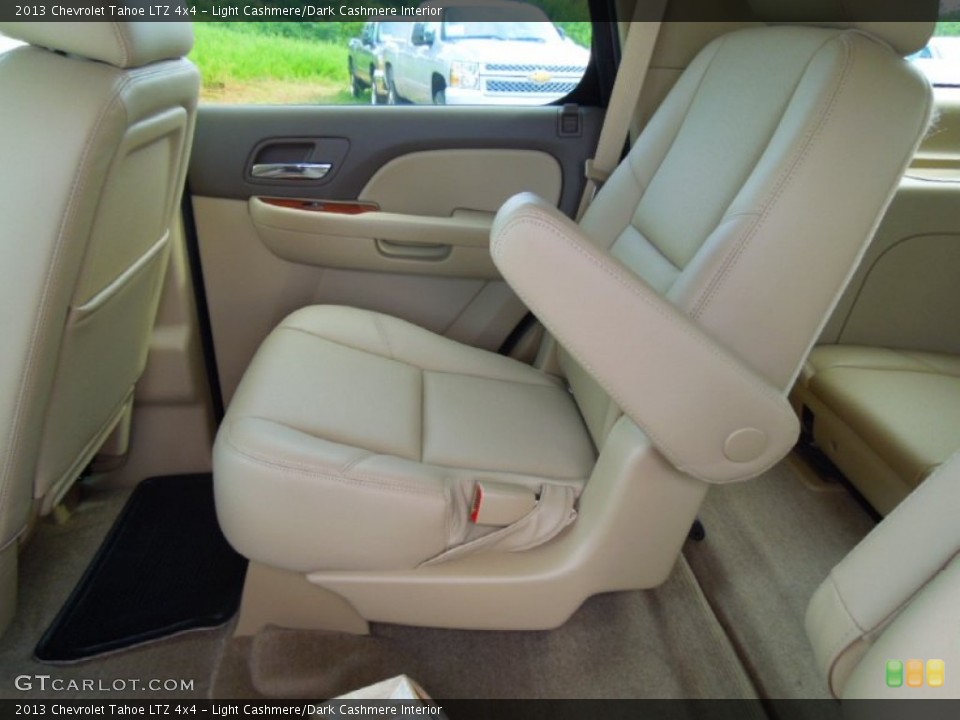 Light Cashmere/Dark Cashmere Interior Rear Seat for the 2013 Chevrolet Tahoe LTZ 4x4 #68088989