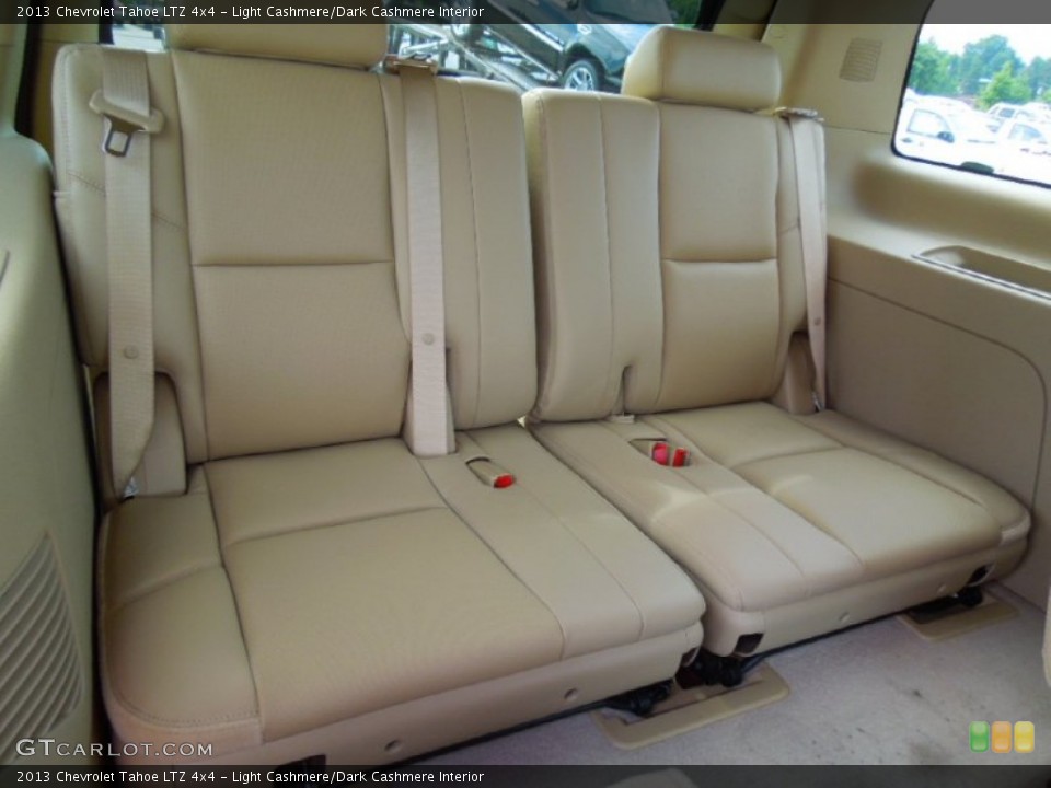 Light Cashmere/Dark Cashmere Interior Rear Seat for the 2013 Chevrolet Tahoe LTZ 4x4 #68089028